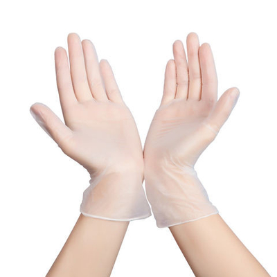 Clear Powder Free Vinyl Disposable Plastic Gloves