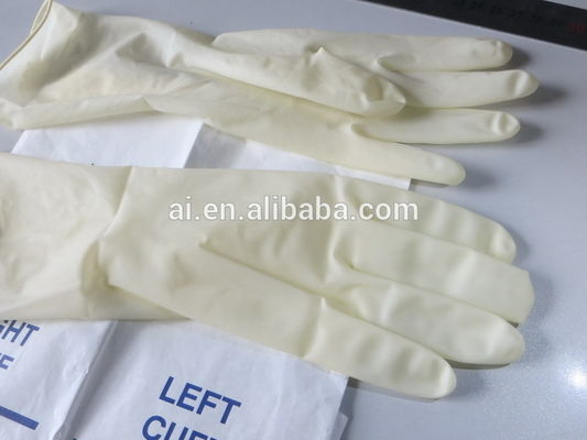 powder free sterile latex surgical hand gloves/latex gloves