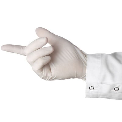 Disposable powder free latex examination glove medical/glove safety with latex coated