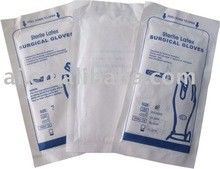 Disposable powder free latex examination glove medical/glove safety with latex coated