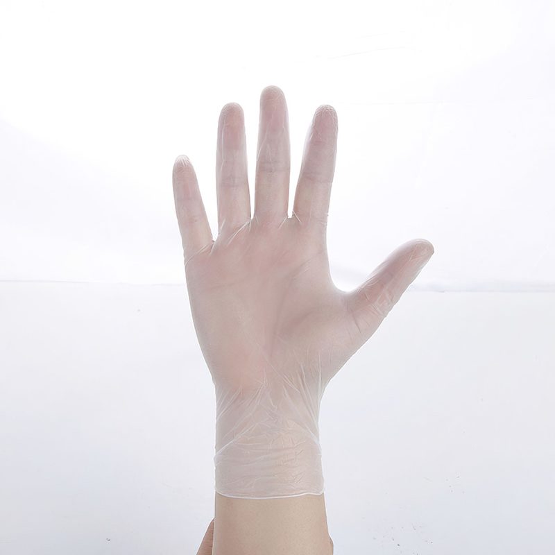 Food Grade Powder Free PVC Vinyl Examination Gloves Customizable