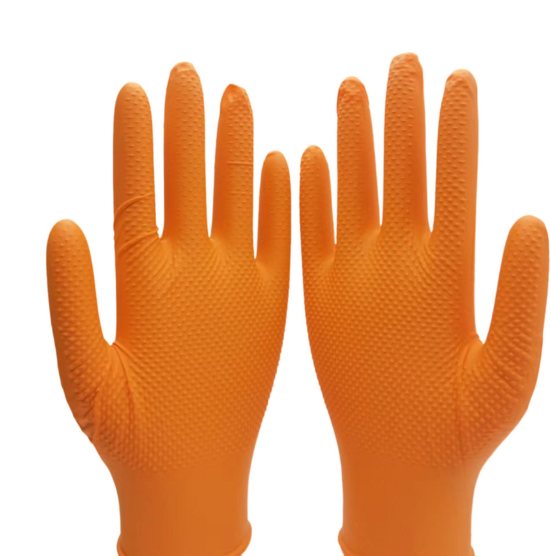Nitrile Disposable Mechanic Glove Mechanic Working Protective Gloves Oil Resistance Work Gloves