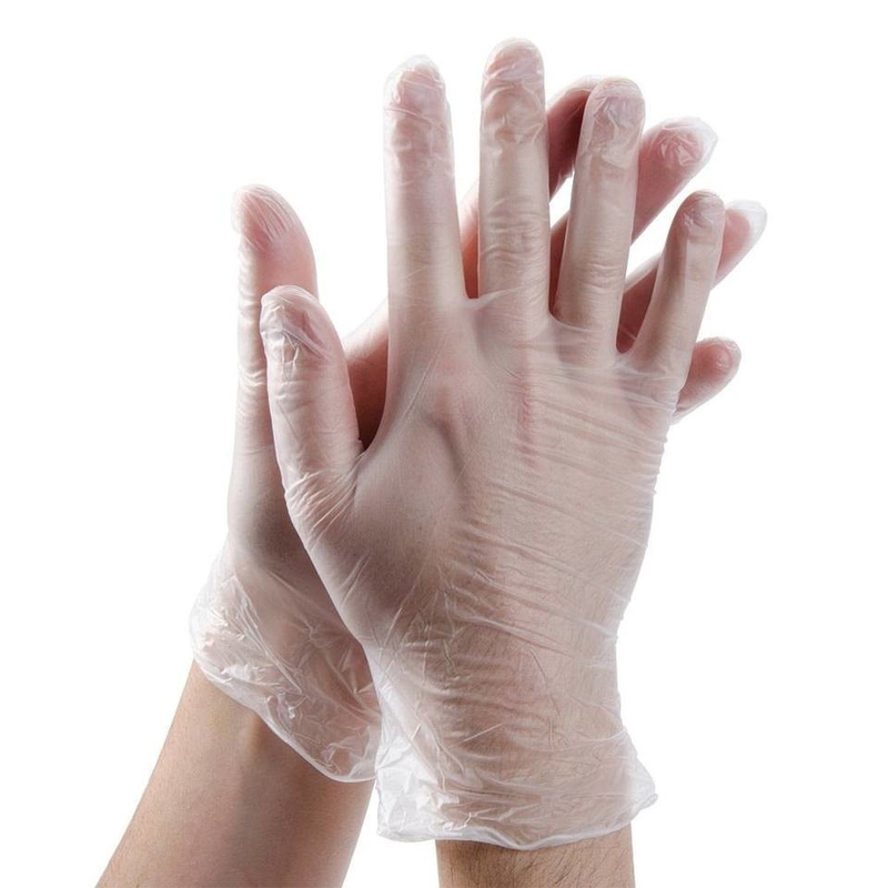 Vinyl Powder Free Gloves Disposable Waterproof Transparent Household Examination