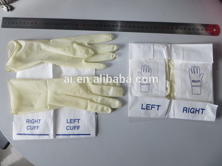 powder free sterile latex surgical hand gloves/latex gloves