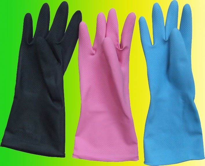 natural rubber latex palm coated cut resistant rubber gloves 100 pair