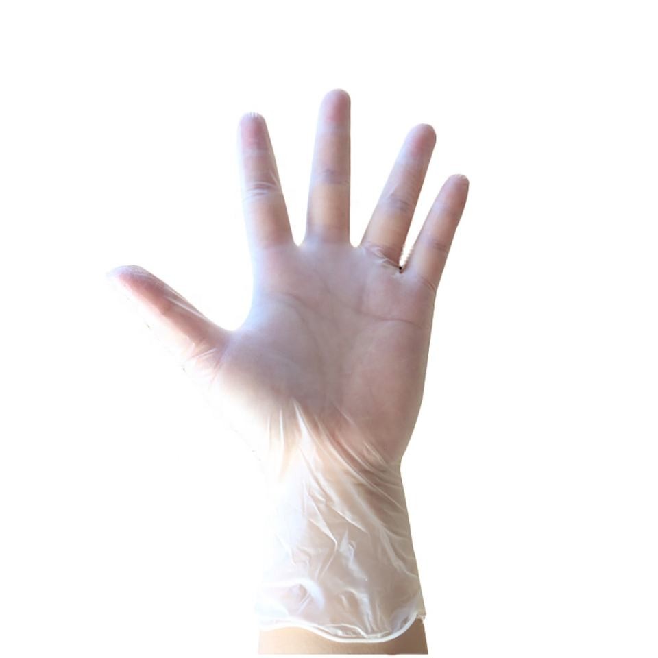 Small Size 4.5g Food Grade Smooth Design Powder Free Vinyl Gloves