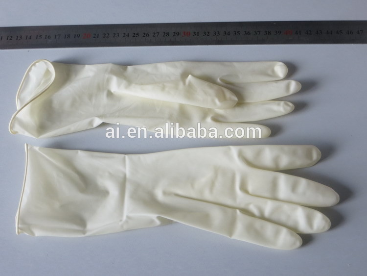 powder free sterile latex surgical hand gloves/latex gloves