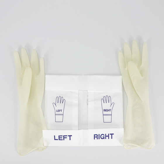 Disposable powder free latex examination glove medical/glove safety with latex coated